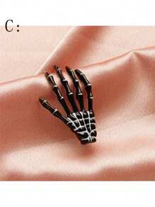 2pcs Halloween Skeleton Hand Bone Hairpins Zombie Bone Claws Punk Style Creative Funny Headdress Hair Accessories DIY Accessories Role Playing Costume Hairpins Horror Party Atmosphere Party Favors Indoor/Outdoor Decoration Valentine's Day Gifts Halloween Party Decorations Fall Autumn,Christmas
