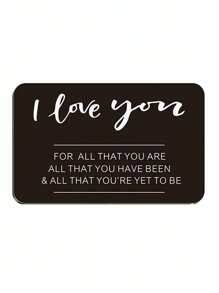 Aluminum Alloy Engraved Wallet Card Decoration Gift For Boyfriend Husband, In Case You Need A Little Reminder I Love You Wallet Insert Card Wedding Valentine's Day Birthday Gift Back To School Gifts - Multicolor - View 16