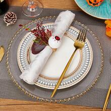 Horror Pumpkin Head Halloween Napkin Rings, Hotel Holiday Tabletop Decoration, Faux Maple Leaf Napkin Rings,Halloween Decor,Home Decor Halloween Party - Multicolor - View 14