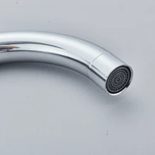 Chrome Kitchen Sink Mixer Taps 360° Swivel Spout Dual Lever Tap Stainless Steel Faucet - Silver - View 7