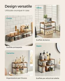 SONGMICS Spice Racks - Brown - View 4