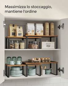 SONGMICS Spice Racks - Brown - View 2