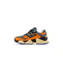 New Balance 9060 - Sun Glow với màu đen và Team Sky Blue - Xem 4