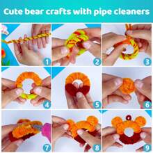 50/100pcs Complete DIY Craft Starter Kit: Pipe Cleaners & Flower Stems For Making Roses, Tulips, DIY Flower Making Kit - Easy Beginner Floral Craft, Easy Beginner Craft Project - Multicolor - View 9