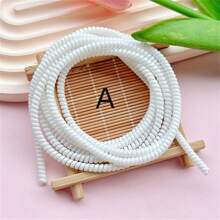 1pc 1.4m Data Cable Anti-Dirt Protective Sleeve Mobile Phone Charging Cable Tangle Resistant Cover