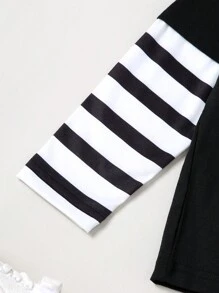 3pcs/Set Young Boy Casual Long Sleeve T-Shirt With Dinosaur Pattern, Cool