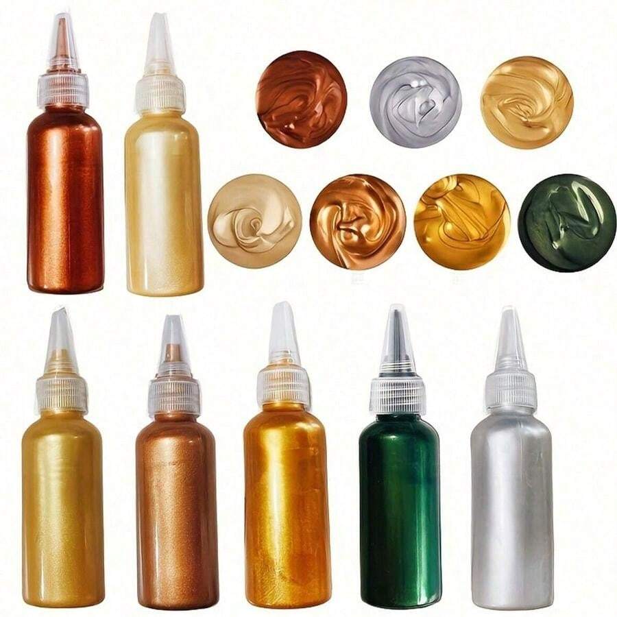 Revell Vernice Acrilica Aqua Color Oro Metallizzato - 18 Ml, Per Modellismo, Aerografo, Diluibile In Acqua