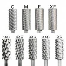 5.35 Small Barrel Silver Tungsten Steel Carbide Nail Drill Bits Milling Cutter German Accessories - Multicolor - View 3
