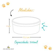2 Porcelain Cat Dog Feeders 300ml Copper Edge - Đồng - Xem 5