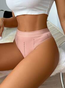 7 piezas de bragas sexys para mujer, sin costuras y de cintura baja, con diseño de tanga y borde con volantes de varios colores