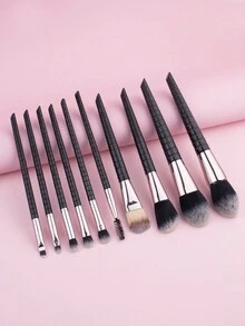 10件套专业化妆刷套装，包含散粉刷、眼影刷等化妆工具，经久耐用，适用于各种化妆品，方便旅行携带。套装包含：化妆刷套装、化妆刷套装、全套化妆工具、化妆刷套装、全套化妆工具、化妆刷套装、化妆礼盒套装。 - 彩色 - 查看 6