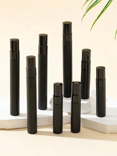 زجاجة رذاذ محمولة مقاومة للتسرب 1قطعة/8/16/50قطعة سعة 5/10مل - زجاجة رش دقيقة بتصميم ضخ سهل للعطور والزيوت والكولونيا والسوائل - خالية من البي في سي، بدون رائحة، قابلة لإعادة التعبئة، رش صغير للسفر، لأغراض التجميل والزيوت العطرية والرذاذ الشعر والنباتات والحلاقة، لاستخدام المنزلي واليومي، ملحقات السفر الضرورية