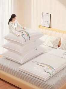 3pcs/Set Colorful Vacuum Compression Storage Bags For Clothes, Bedding, Dolls And More Room Decor Home Decor Fall Decor Bedroom Decor - 1pc - View 4