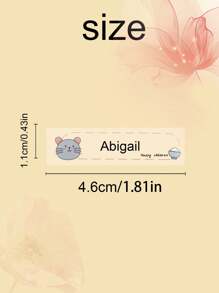 60/100/200/500 szt. personalizowanych naklejek na rzeczy do żłobka, przezroczyste małe spersonalizowane etykiety imienne do żłobka, etykiety na butelki z wodą wielokrotnego użytku do żłobka, personalizowane etykiety na naklejki, spersonalizowane naklejki z imieniem, spersonalizowane wodoodporne etykiety imienne dla dzieci, spersonalizowane etykiety z imieniem dla dzieci do szkoły, spersonalizowane naklejki na artykuły papiernicze, artykuły przedszkolne do obozu, szkoły, żłobka, opieki pielęgniarskiej, zabawek, organizacji, mody na powrót do szkoły