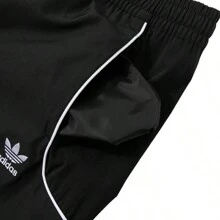 Pantalones Adidas Originals para hombre, nuevo estilo 2026, cómodos, holgados, deportivos e informales, JE3478 - Negro - Ver 4