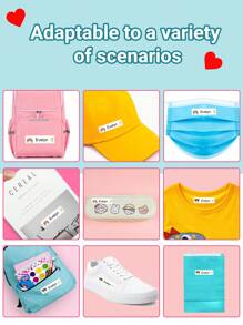 Custom Waterproof Stickers Personalized Name Labels Stickers,Daycare Clothing Labels , Labels For Clothes, Custom Name Tag Stickers, Customizable Stickers, Custom Sticker - Style 2 - View 6