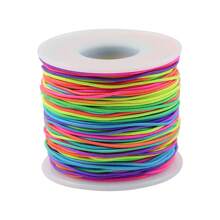 Approx. 50m/Pack Elastic Wire, Durable Craft String Suitable For DIY Bracelet Necklace Beading Jewelry Making, 1.0mm Thick - 1 Bag - View 11