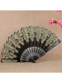 Decorative Fans - Black - View 6