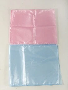 1/2pcs Pink Blue Table Runner, Satin Table Runner For Baby Shower Gender Reveal Baby Blue Pink Silk Satin Table Runner For New Year Valentines Day Wedding Banquet Birthday Party Baby Shower Family Decorations Gifts