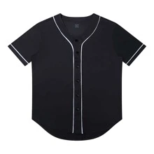 Boyfriend Style Men's Classic Solid Color Baseball Jersey Plain Casual Button-Up Shirt Short Sleeve Sports Baseball Uniform Suitable For Party Gifts Game Or Everyday Wear