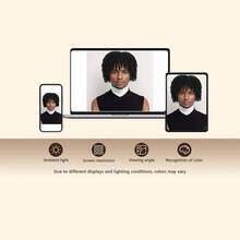 Belle Show 6Inch Dreadlock Hair Topper Wig With Clip In Braided Half Wigs 110g Synthetic Topper Dread Locks Black Soft Short Wig - Multicolor - View 8