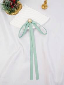 1 pièce Nœud papillon et broche décorative pour col de style simple et unicolore, fait main. Convient pour les sorties quotidiennes, les uniformes, les tenues scolaires, etc. L'option A est en polyester, l'option B est en velours floqué. - Noeud papillon multicolore - Voir 5