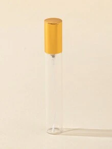 1 pieza/4/7/10 piezas Botellas rellenables de perfume de 5/10/15ml con atomizador de cristal, mini atomizador, dispensador portátil para viajes y al aire libre (tapa de color dorado), decoración para sala de estar, dormitorio, baño, casa, artículos de viaje, bodas, fiestas, cumpleaños, regalos para hombres, mamá, papá, amigos, Año Nuevo, accesorios, regalo divertido - Multicolor - Ver 9