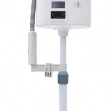 YUNRUX Vaporizador facial Lámpara de aumento de vapor de ozono 3 en 1 con lupa, dispositivo de combinación de humidificador ajustable Dispositivo de vapor Sauna facial Vaporizador Pantalla táctil inteligente Salón Spa