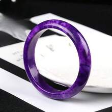 1 Vòng tay đá Sodalite thời trang, đeo hàng ngày - Màu tím - Xem 9