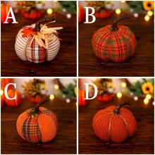 1 pièce de nouvelle décoration de citrouille en tissu pour la fête des récoltes, citrouille orange surdimensionnée avec poignée, décoration de fête de Thanksgiving, convient pour la décoration de la maison, la décoration de scène, la décoration de fête, la décoration de style fermier, la décoration de restaurant, Noël