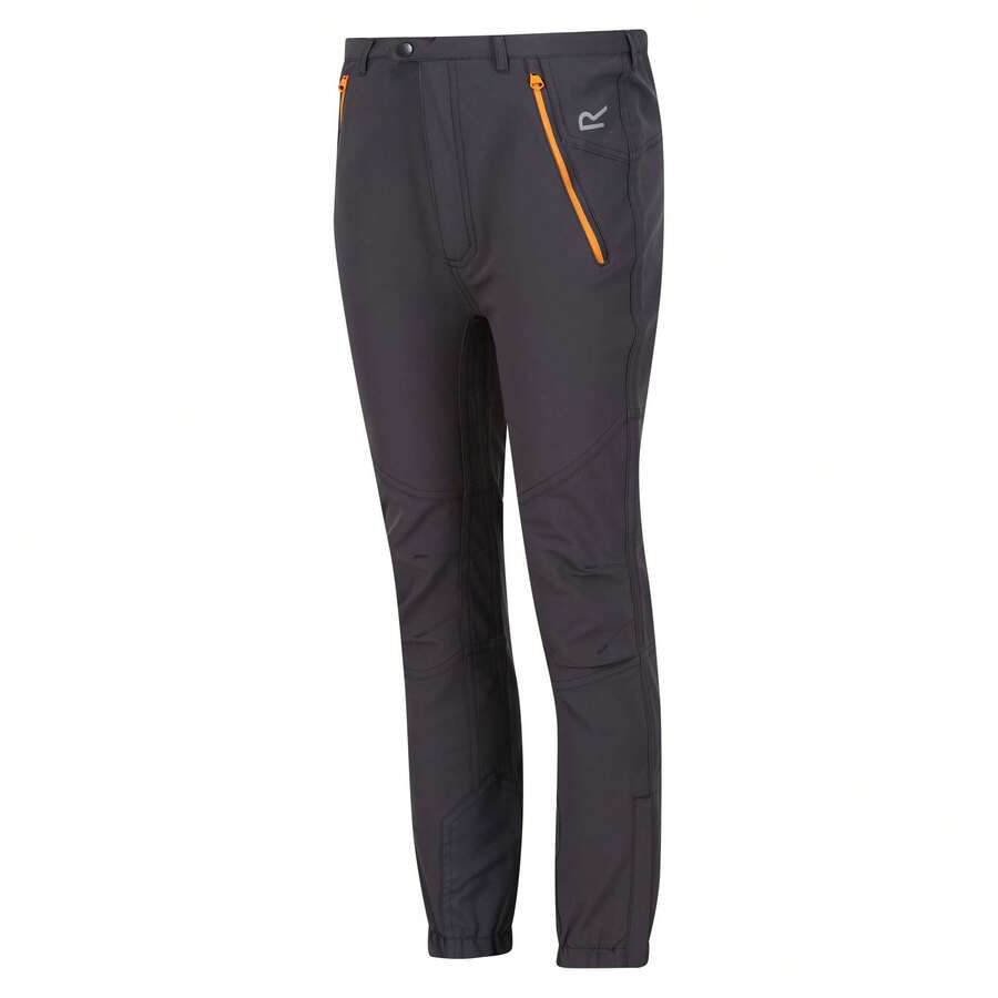 Childrens/Kids Tech Mountain Hiking Trousers (Seal Grey/Apricot Crush) - Charcoal Grey - View 1