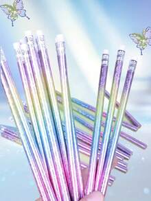 激光全息渐变色自动铅笔，时尚渐变星空渐变彩虹铅笔 - 漸層色 - 查看 3
