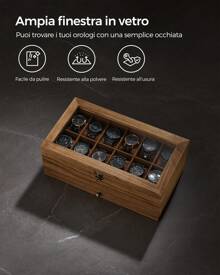 SONGMICS Watch Boxes & Organizers - Brown - View 5