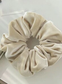 3 phụ kiện tóc nhung thanh lịch dành cho nữ, dây buộc tóc lớn đơn giản, sang trọng dùng hàng ngày, dây buộc tóc chun, dây buộc tóc đuôi ngựa thông thường - Nhiều màu - Xem 3