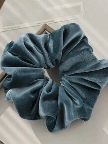 3 phụ kiện tóc nhung thanh lịch dành cho nữ, dây buộc tóc lớn đơn giản, sang trọng dùng hàng ngày, dây buộc tóc chun, dây buộc tóc đuôi ngựa thông thường - Nhiều màu - Xem 4