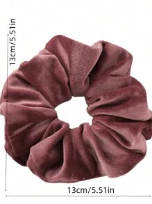 3 phụ kiện tóc nhung thanh lịch dành cho nữ, dây buộc tóc lớn đơn giản, sang trọng dùng hàng ngày, dây buộc tóc chun, dây buộc tóc đuôi ngựa thông thường - Nhiều màu - Xem 2