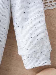 MommBaby Pelele de manga larga con diadema para recién nacidos bebé, pijama de una pieza para todas las estaciones para bebés