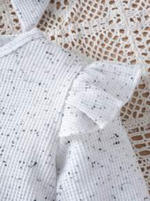 MommBaby Pelele de manga larga con diadema para recién nacidos bebé, pijama de una pieza para todas las estaciones para bebés