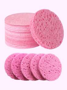 10 piezas/20 piezas Pastillas de madera comprimidas y redondas para el lavado facial, exfoliante facial reutilizable, adecuado para uso familiar o de viaje, pastillas de madera para el lavado facial de verano (6 cm/2,36 pulgadas)