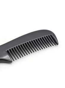 1pc Customized Name/LOGO Men Mini Pocket Beard Comb Facial Hairbrush Beard Styling Hairdressing Comb Moustache Beauty Beard Brush Beard Massage Comb Best Gift - Black - View 10