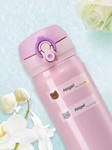 60/100/200/500 szt. personalizowanych naklejek na rzeczy do żłobka, przezroczyste małe spersonalizowane etykiety imienne do żłobka, etykiety na butelki z wodą wielokrotnego użytku do żłobka, personalizowane etykiety na naklejki, spersonalizowane naklejki z imieniem, spersonalizowane wodoodporne etykiety imienne dla dzieci, spersonalizowane etykiety z imieniem dla dzieci do szkoły, spersonalizowane naklejki na artykuły papiernicze, artykuły przedszkolne do obozu, szkoły, żłobka, opieki pielęgniarskiej, zabawek, organizacji, mody na powrót do szkoły