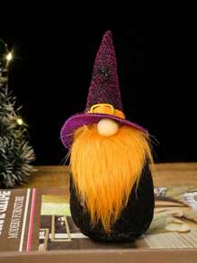 1pc Faceless Doll Halloween Decoration - Multicolor - View 9