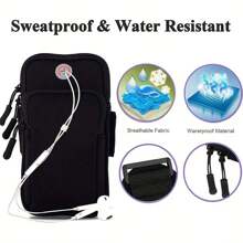 Ultimate Waterproof Running Arm Bag - Safeguard Your Phone During Intense Workouts - Sweat-Proof, Adjustable Fit For All Sizes