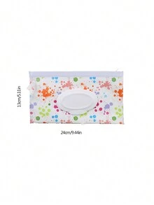 Portable Wet Wipes Clutch Carrying Bag Travel Tissue Holder Wet Wipes Storage Bag Teen Wet Paper Tissue Container Reusable Wet Wipe Bag For Travel Light Weight Wet Tissue Dispenser Bathroom Tissue HolderHome Essential - Multicolor - View 2