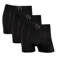 Rafa Parize Kit 3 Men's Boxer Briefs RP Original Adult Men's Premium - 黑色 - 查看 1