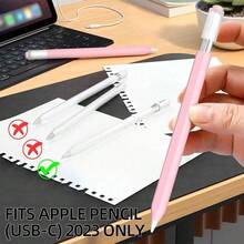 硅胶保护壳兼容 Apple Pencil 第三代和 Apple Pencil (USB-C) 人体工学握把设计保护壳保护套支持磁性充电 - 彩色 - 查看 4