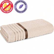 Emcompre Towel Set 4 Pieces Bath Cotton Thread Open End Otto Karsten - Màu nâu  Mocha - Xem 4