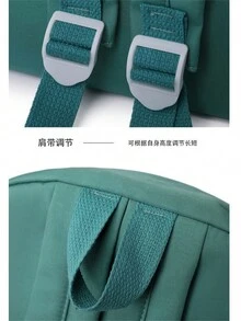 New Women's School Backpack For Young Girls From Elementary To Middle School, Spine Protection, Large Capacity Ultralight Backpack - Hồng - Xem 2