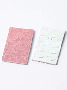 50pcs Pink Sandpaper Sheets, Russian Steel Pusher Set, 180 Grit Sanding Paper, Oblique Pusher Replacement Self-Adhesive Sanding Discs, Manicure Tools, Back To School, Nails, Manicure Tools (Suitable For Fake Nails) - Multicolor - View 2