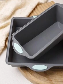 1个/3个/1套 小型圆形和方形硅胶蛋糕模具，不粘DIY烘焙模具，适用于圣诞节、万圣节面包、吐司等，厨房配件 - 彩色 - 查看 10